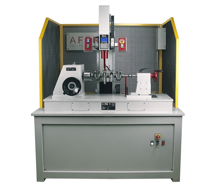 Custom hardness tester camshafts and crankshafts
